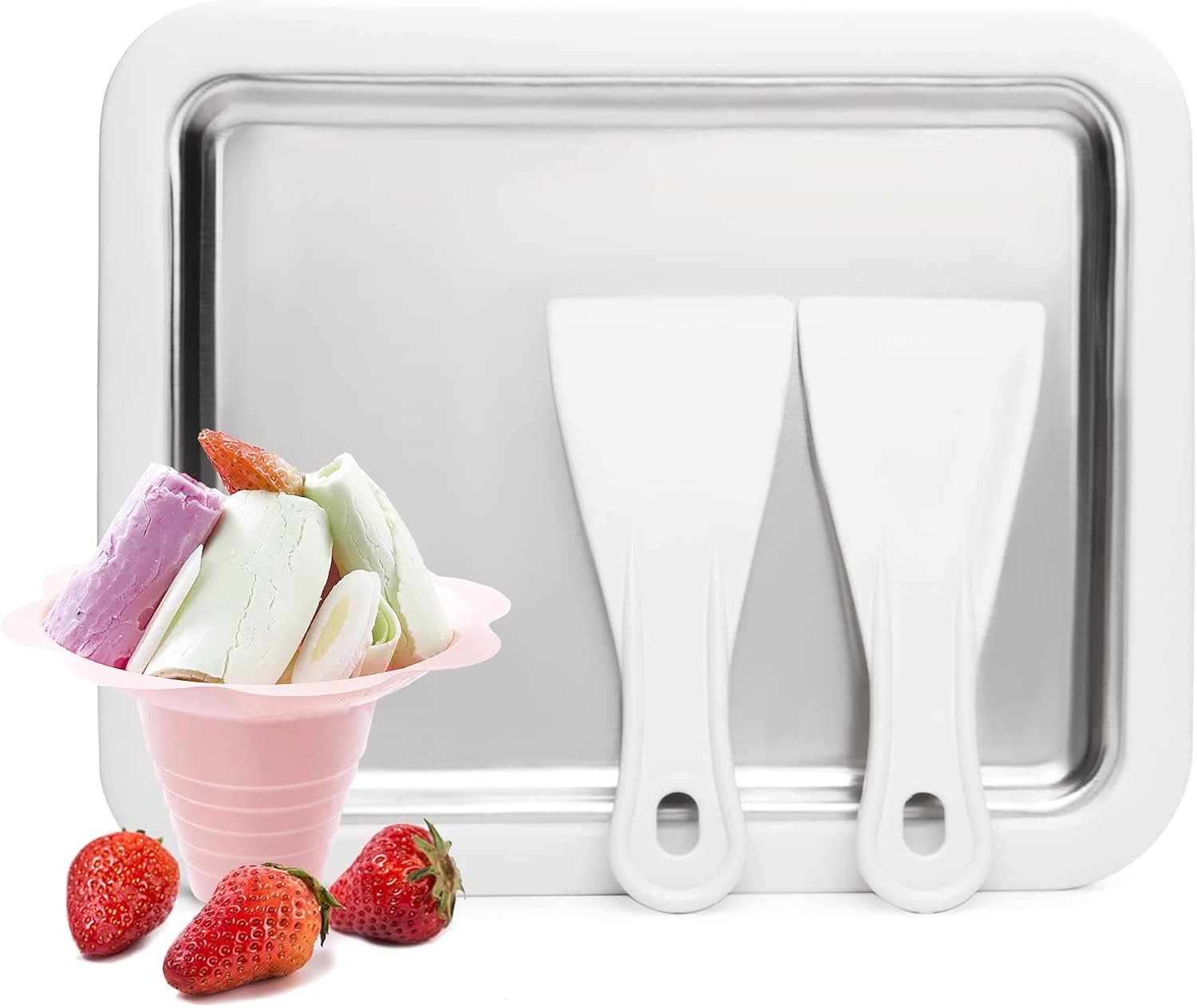 Machine à glace roulée manuelle - Bleu - 29% de remise