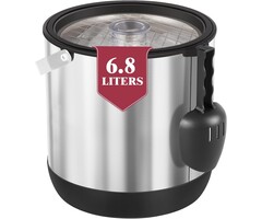 Seau à glace inox 6,8 L avec pelle - 33% de remise