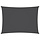 Voile d'ombrage rectangulaire 3x4,5m Anthracite - 32% de remise