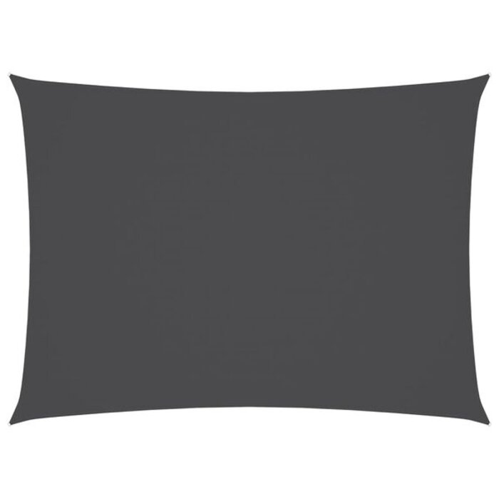 Vidaxl Voile d'ombrage rectangulaire 3x4,5m Anthracite - 32% de remise