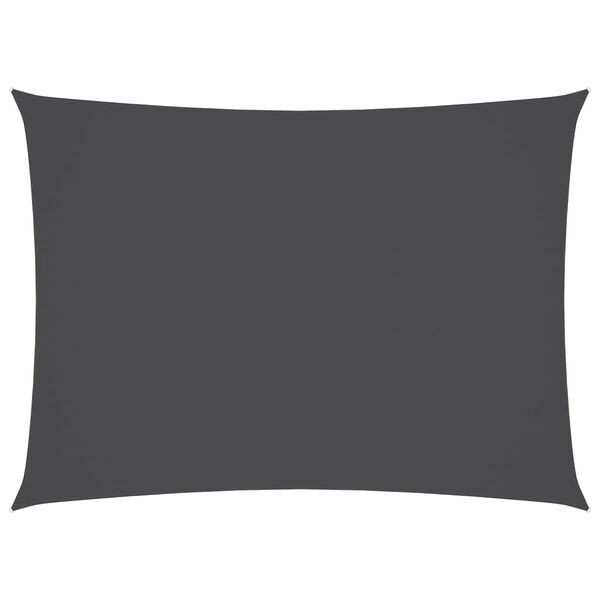 Vidaxl Voile d'ombrage rectangulaire 3x4,5m Anthracite - 32% de remise