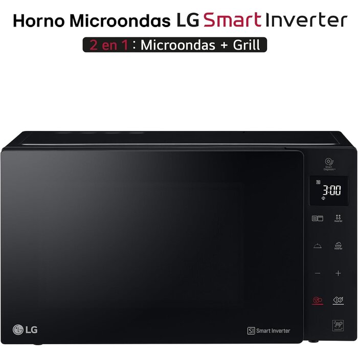 Four micro-ondes combiné grill 25L 1000W - Noir - 34% de remise