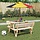 Parasol enfant en bois Ø120x140 cm multicolore - 32% de remise