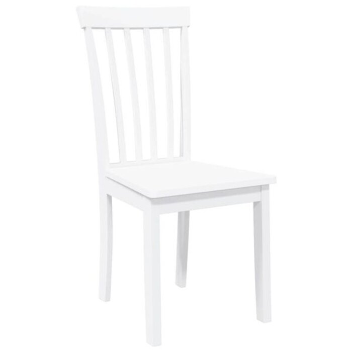 Vidaxl Lot de 2 chaises en bois massif blanc - 35% de remise