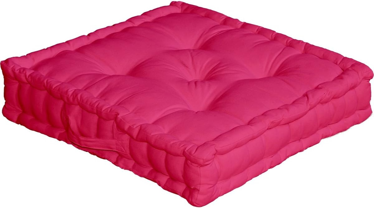 Coussin de sol Lucas 50x50x10 cm noir - 26% de remise