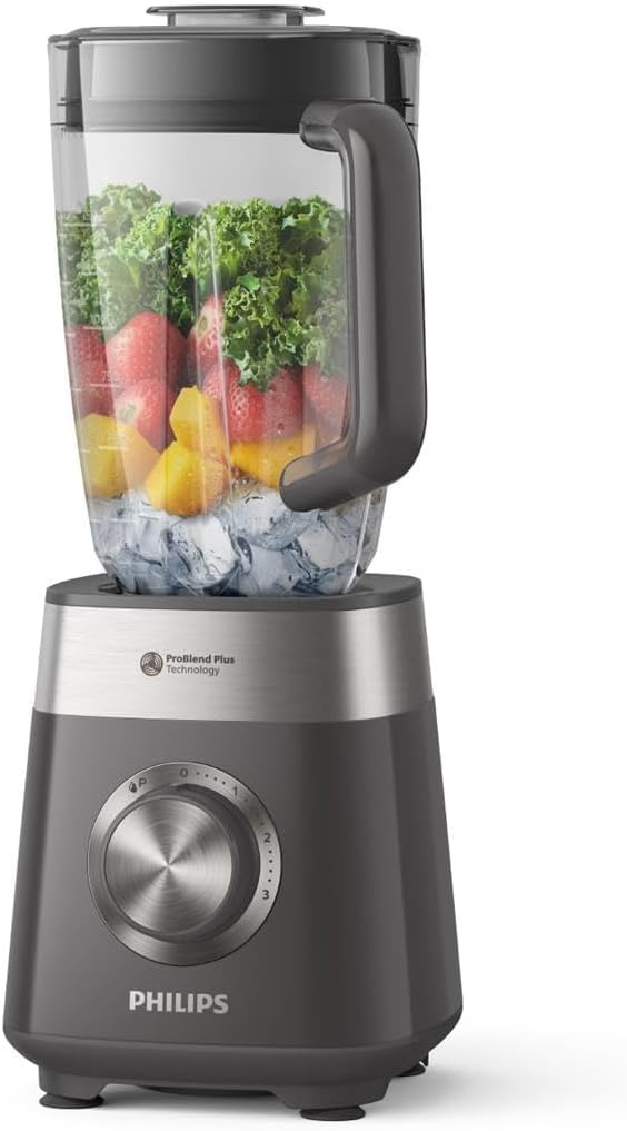 Philips Blender 1200W série 5000 avec bol 2L et gobelet nomade - 34% de remise