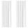 Rideaux occultants blancs 225x140cm - 2 pièces - 32% de remise
