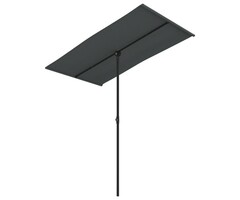 Vidaxl Parasol rectangulaire alu anthracite 180x110 cm - 38% de remise