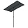 Parasol rectangulaire 180x110 cm Anthracite - 32% de remise