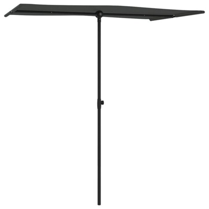 Vidaxl Parasol rectangulaire 180x110 cm Anthracite - 32% de remise