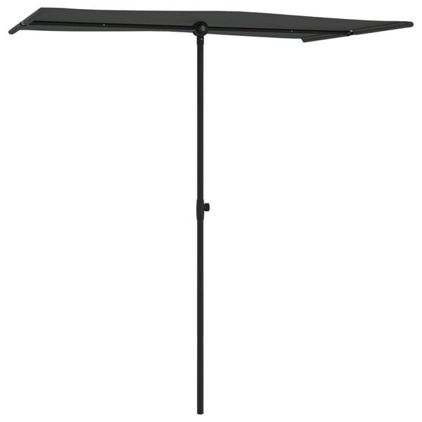 Vidaxl Parasol rectangulaire 180x110 cm Anthracite - 32% de remise