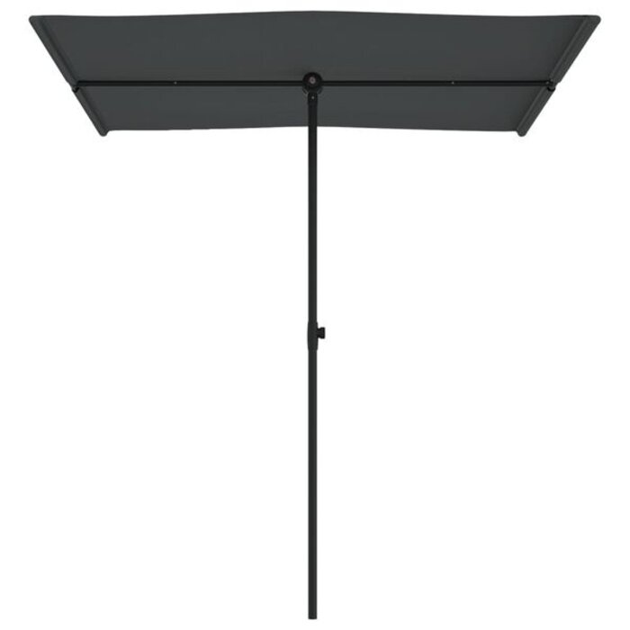 Vidaxl Parasol rectangulaire 180x110 cm Anthracite - 32% de remise