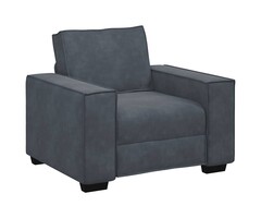 Vidaxl Fauteuil en velours gris foncé 60 cm - 39% de remise