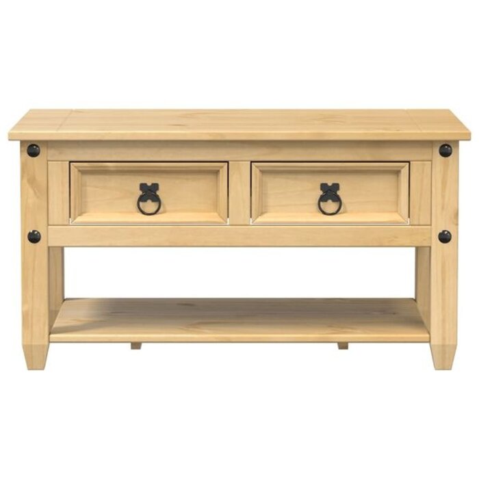 Vidaxl Table basse en pin massif style rustique - 38% de remise