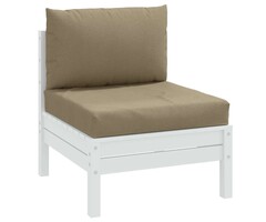 Vidaxl Ensemble de 2 coussins pour palette taupe chiné - 37% de remise