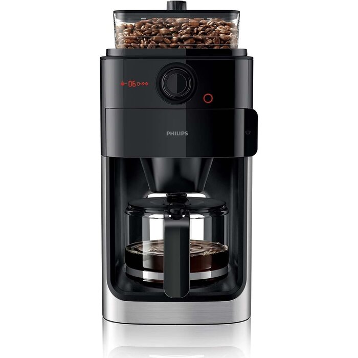 Philips Cafetière filtre avec broyeur - 1,25 L - 35% de remise
