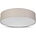 Plafonnier rond 50 cm en lin taupe - 33% de remise