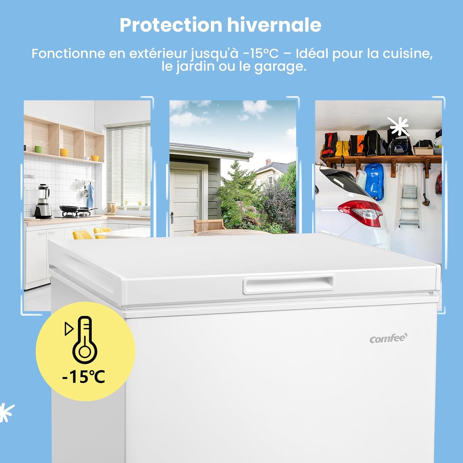 Congélateur coffre 99L Inverter - 35% de remise - Déballé / Bon état