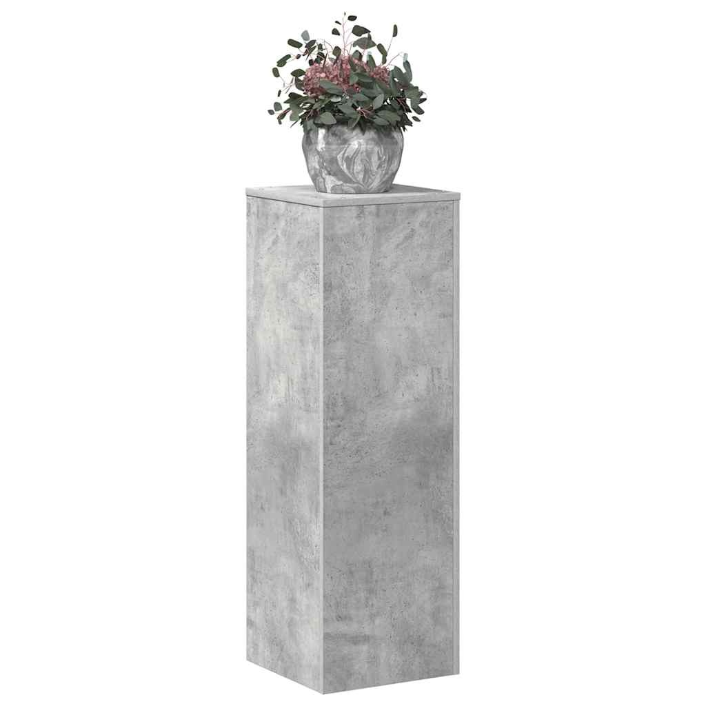 Vidaxl Support pour plantes gris béton 33x33x100 cm - 33% de remise