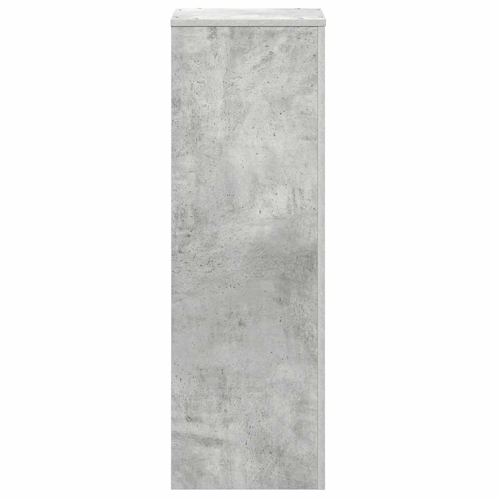 Vidaxl Support pour plantes gris béton 33x33x100 cm - 33% de remise