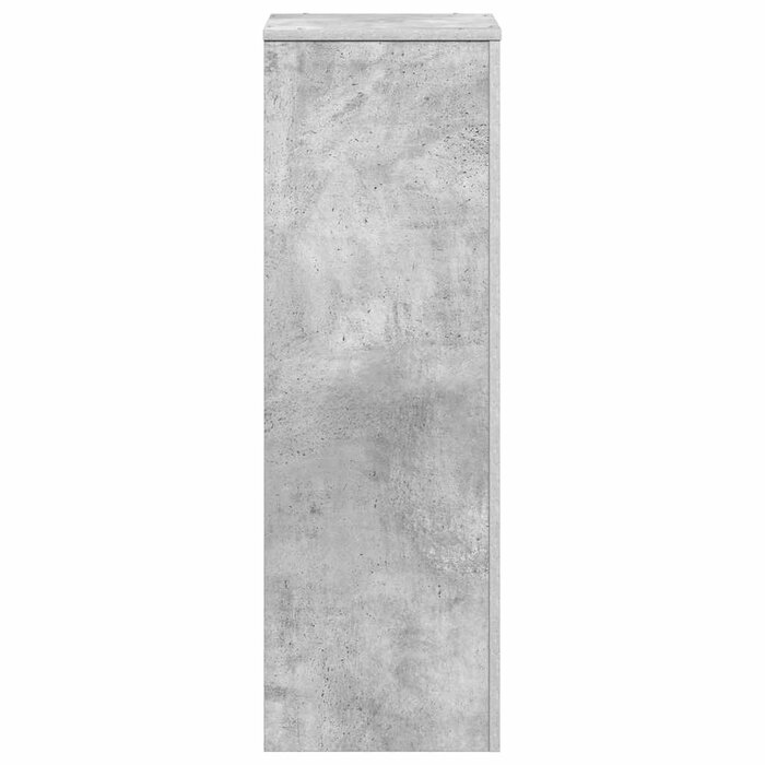 Vidaxl Support pour plantes gris béton 33x33x100 cm - 33% de remise