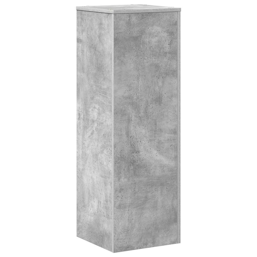Vidaxl Support pour plantes gris béton 33x33x100 cm - 33% de remise