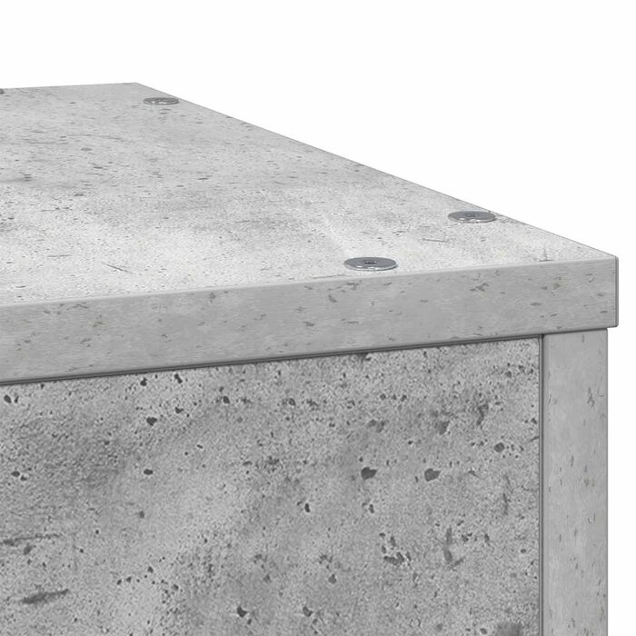 Vidaxl Support pour plantes gris béton 33x33x100 cm - 33% de remise