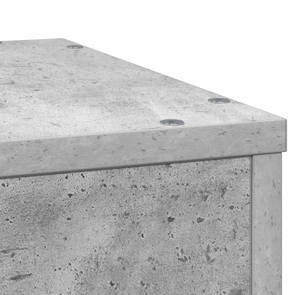 Vidaxl Support pour plantes gris béton 33x33x100 cm - 33% de remise