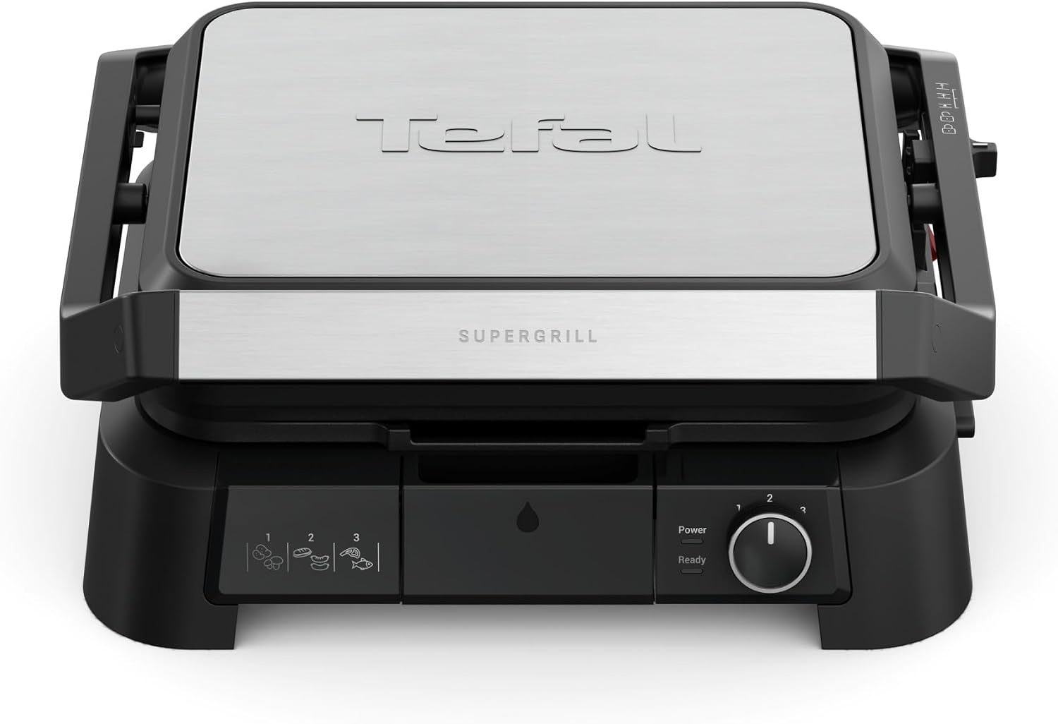 Gril de contact 3-en-1 2000W - Inox - Pour 6 personnes - 34% de remise