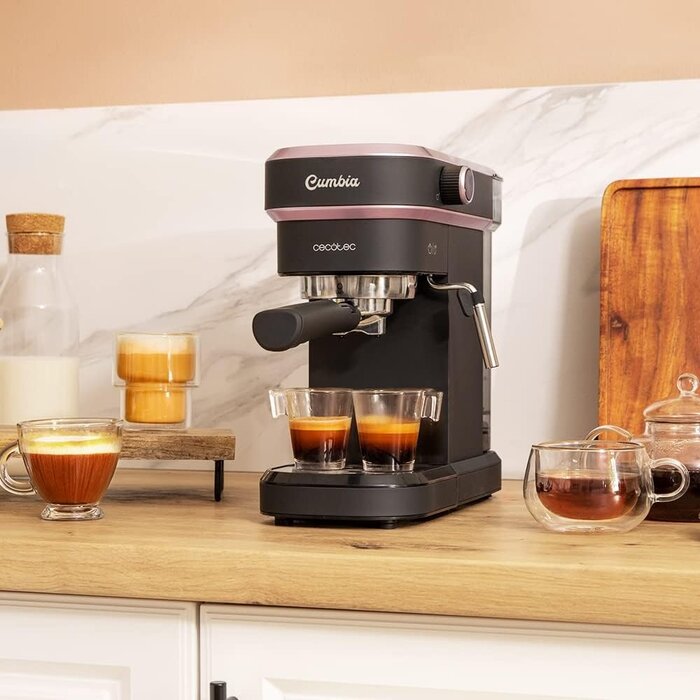 Cecotec Machine à expresso 20 bars 1350W Rose - 34% de remise