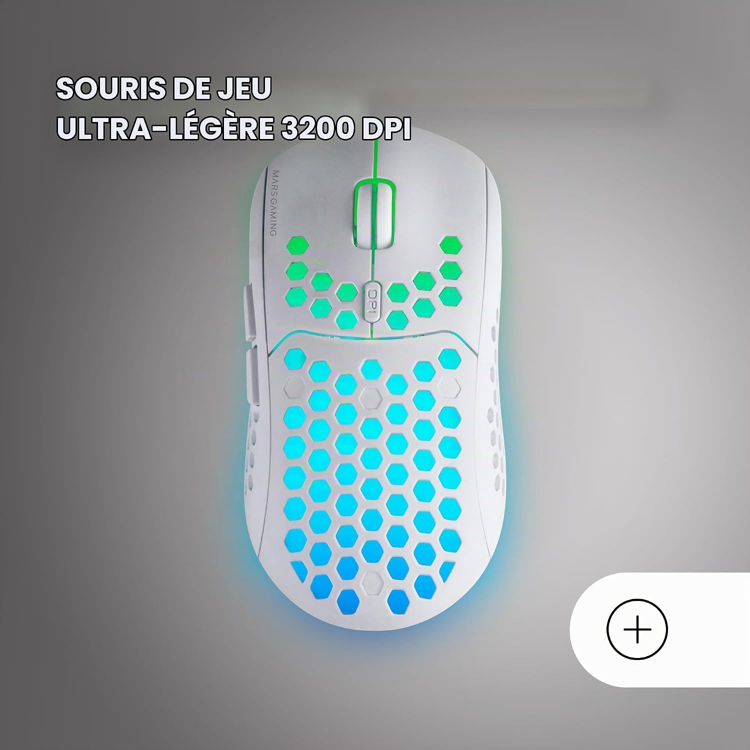 Ensemble Gaming sans fil blanc : Clavier, Souris RGB et tapis - 32% de remise