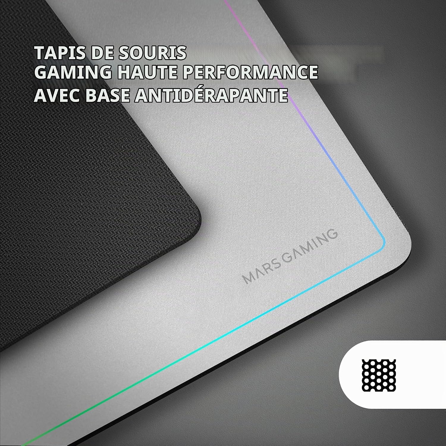 Ensemble Gaming sans fil blanc : Clavier, Souris RGB et tapis - 32% de remise