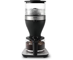 Philips Cafetière filtre 1,25 L - Noir et argent - 34% de remise