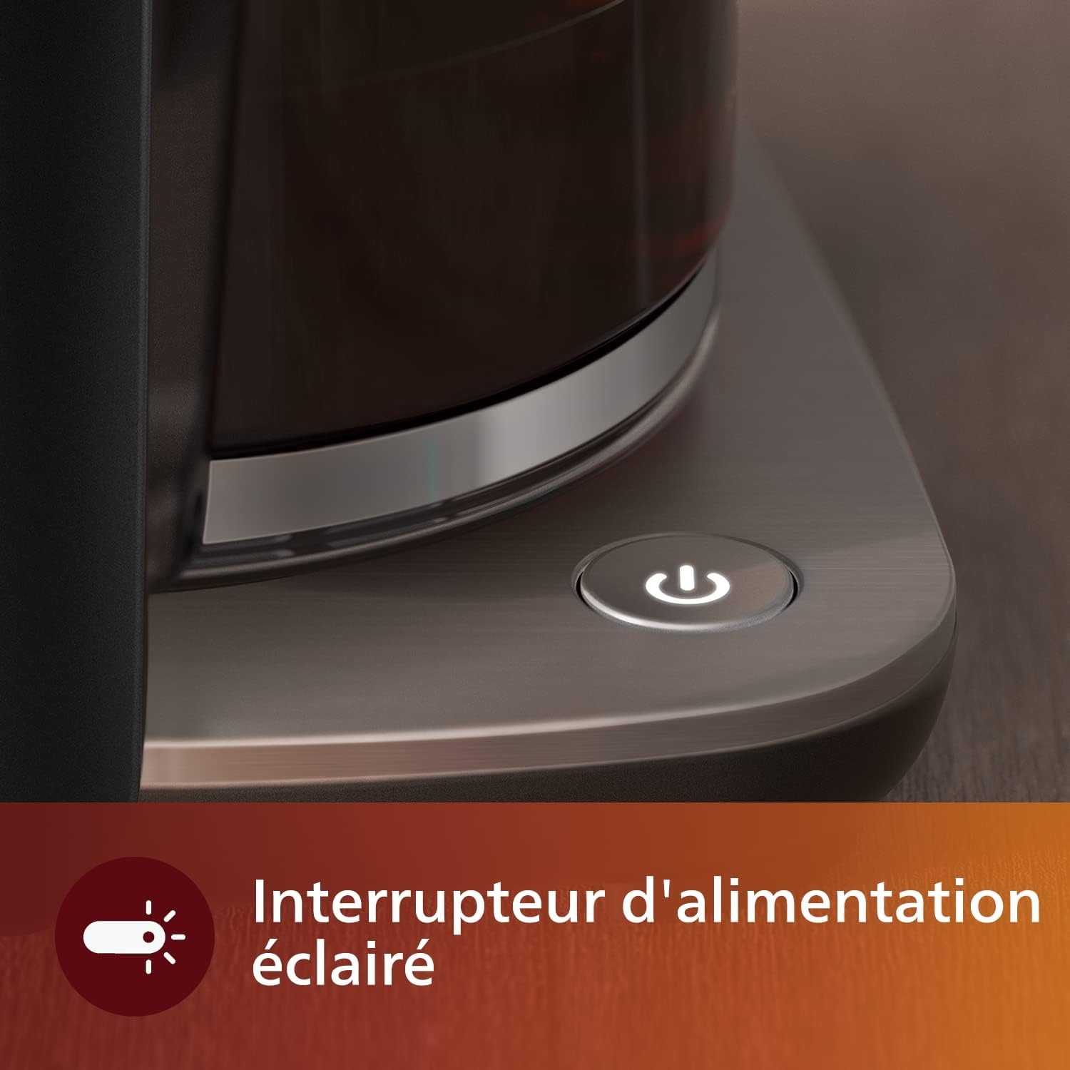 Philips Cafetière filtre 1,25 L - Noir et argent - 34% de remise