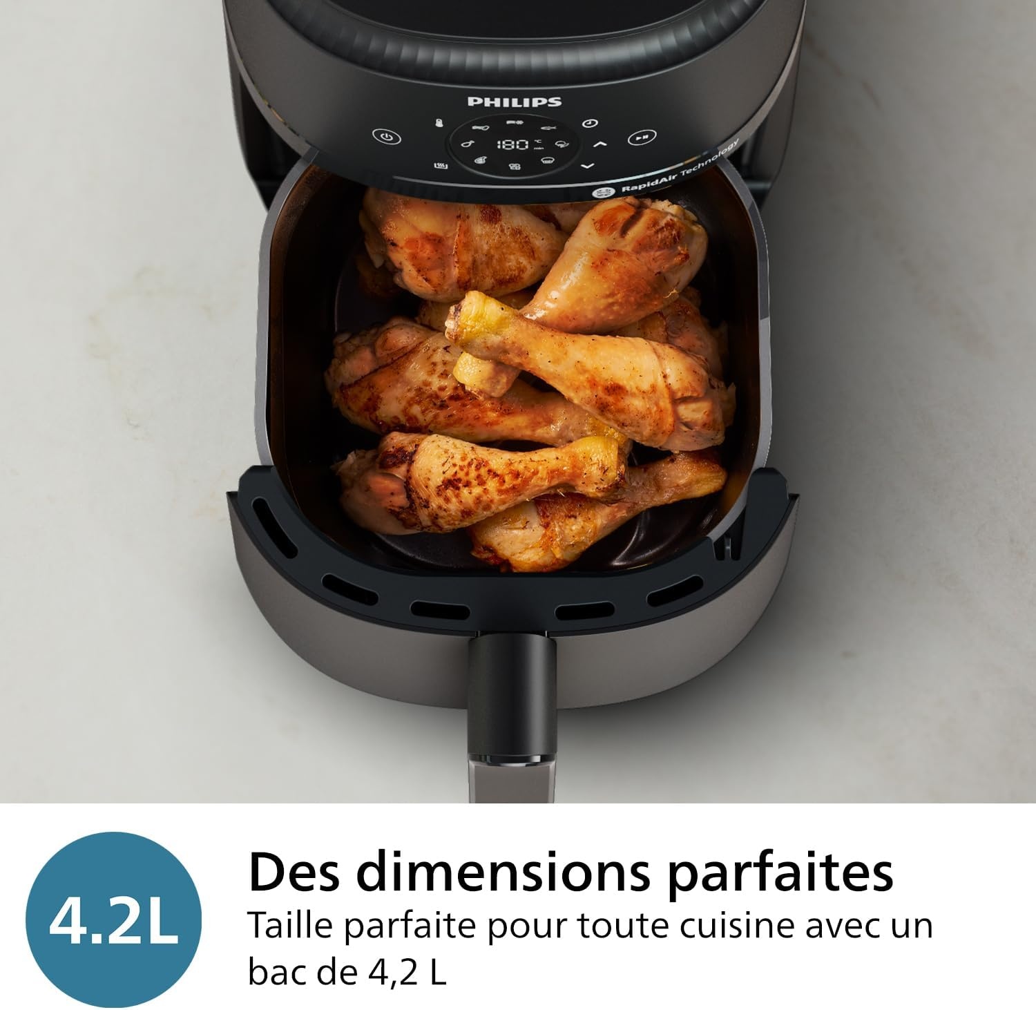 Philips Airfryer 4,2 L - 1500W - 13 modes - Noir - 34% de remise