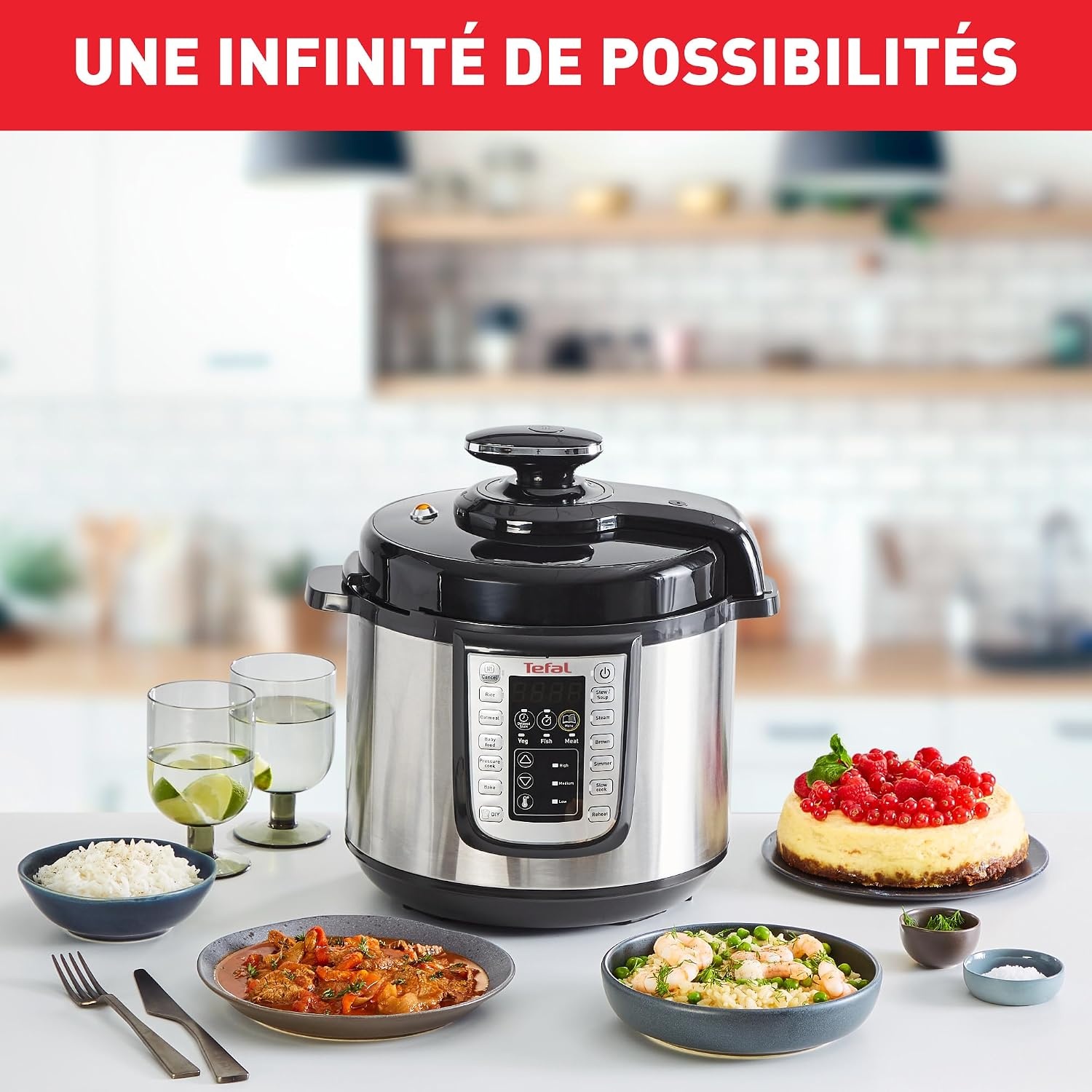Autocuiseur Électrique 6L - 25 Programmes - 34% de remise