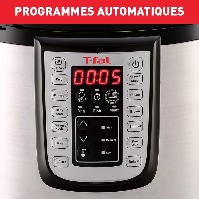 Autocuiseur Électrique 6L - 25 Programmes - 34% de remise
