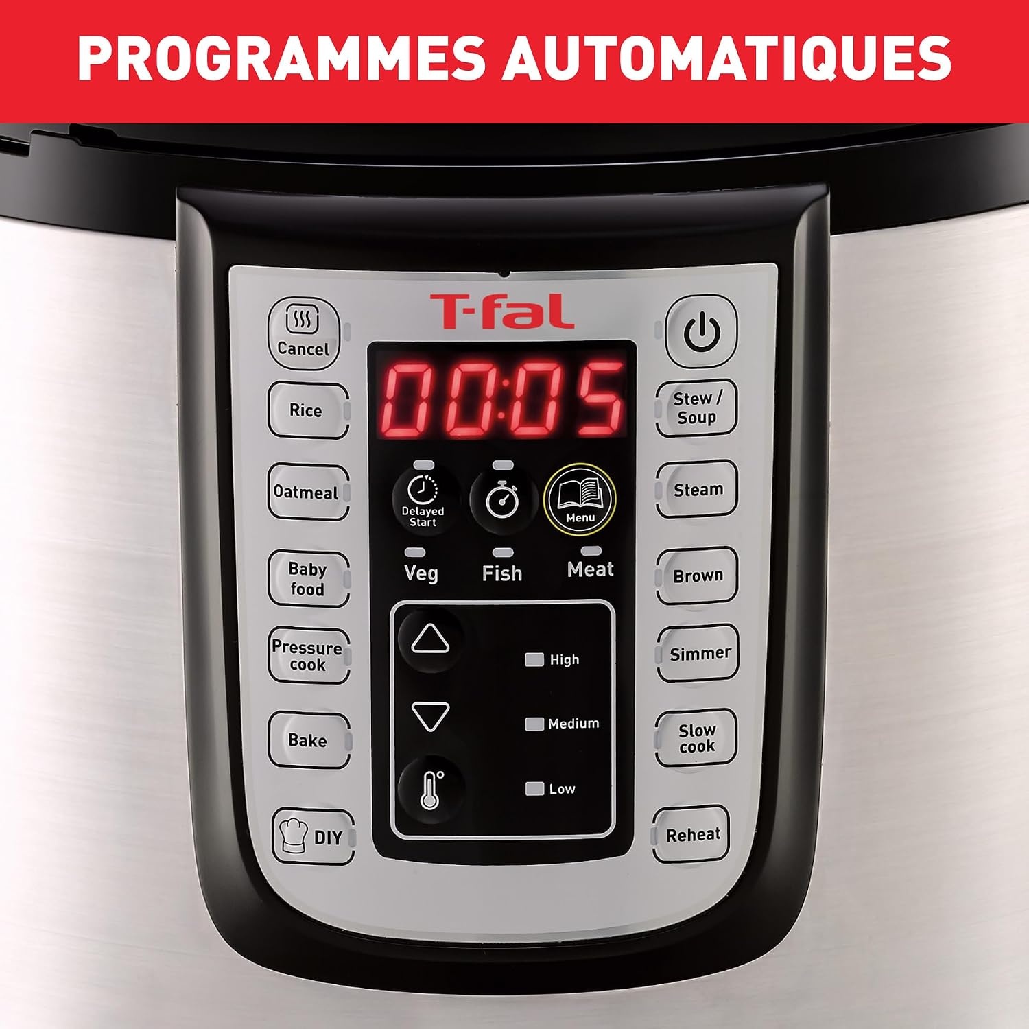 Autocuiseur Électrique 6L - 25 Programmes - 34% de remise