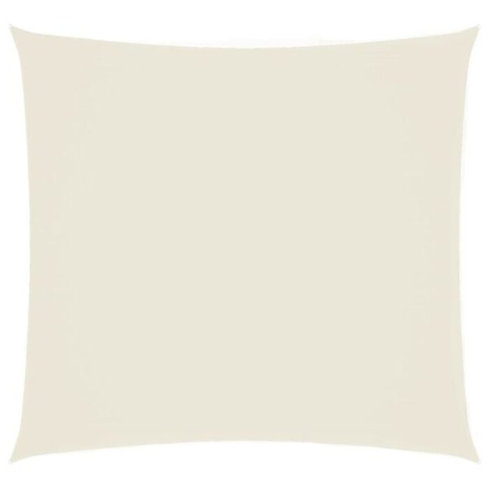 Vidaxl Voile d'ombrage carré 3x3 m crème - 32% de remise