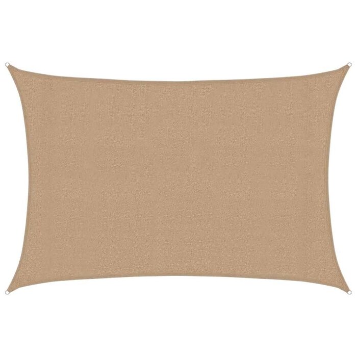 Vidaxl Voile d'ombrage rectangulaire 3x4 m Taupe - 32% de remise