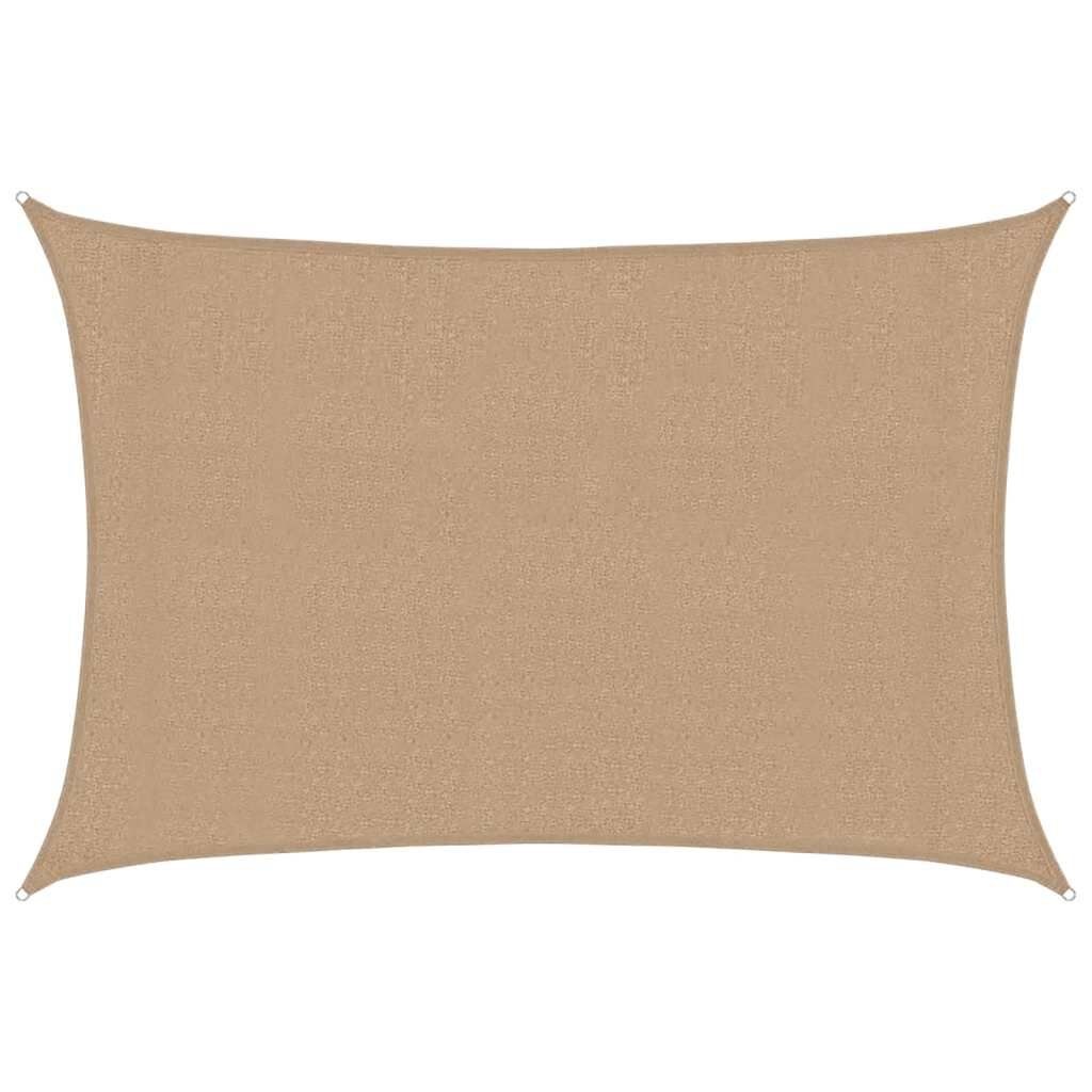 Vidaxl Voile d'ombrage rectangulaire 3x4 m Taupe - 32% de remise