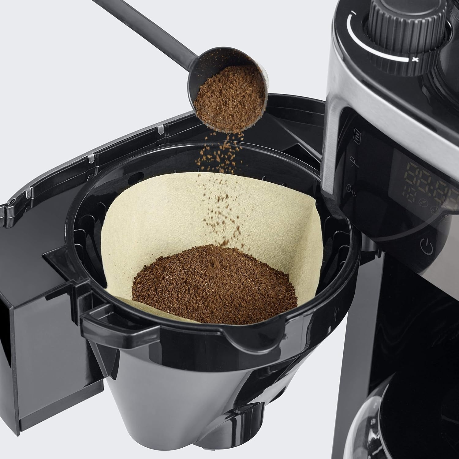 Cafetière filtre avec moulin intégré 1,25L - 35% de remise