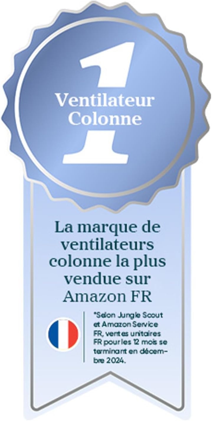 Ventilateur Colonne Silencieux 42" - 34% de remise - Blanc