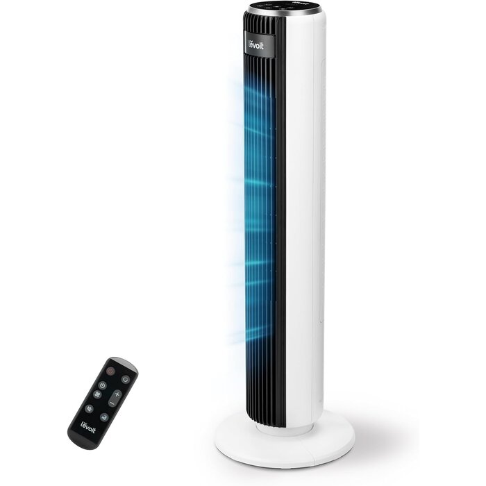 Ventilateur Colonne Silencieux 42" - 34% de remise - Blanc