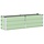 Jardinière en acier vert 160 x 40 x 45 cm - 32% de remise