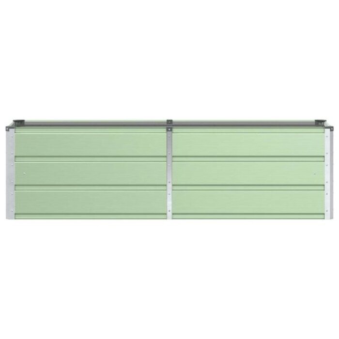 Vidaxl Jardinière en acier vert 160 x 40 x 45 cm - 32% de remise
