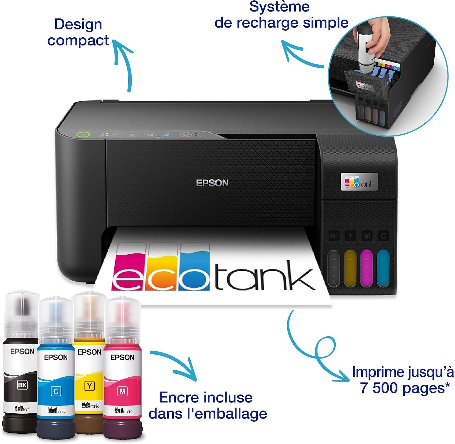 Epson Imprimante multifonction sans cartouche - 35% de remise