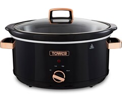 Mijoteuse 6,5L Noir et Or Rose - 33% de remise
