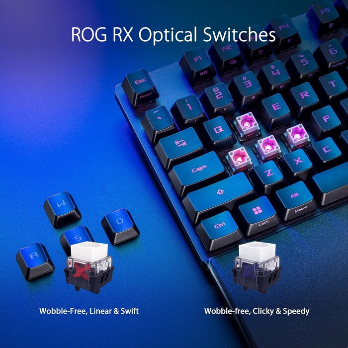 Clavier Gaming Optique AZERTY - 35% de remise