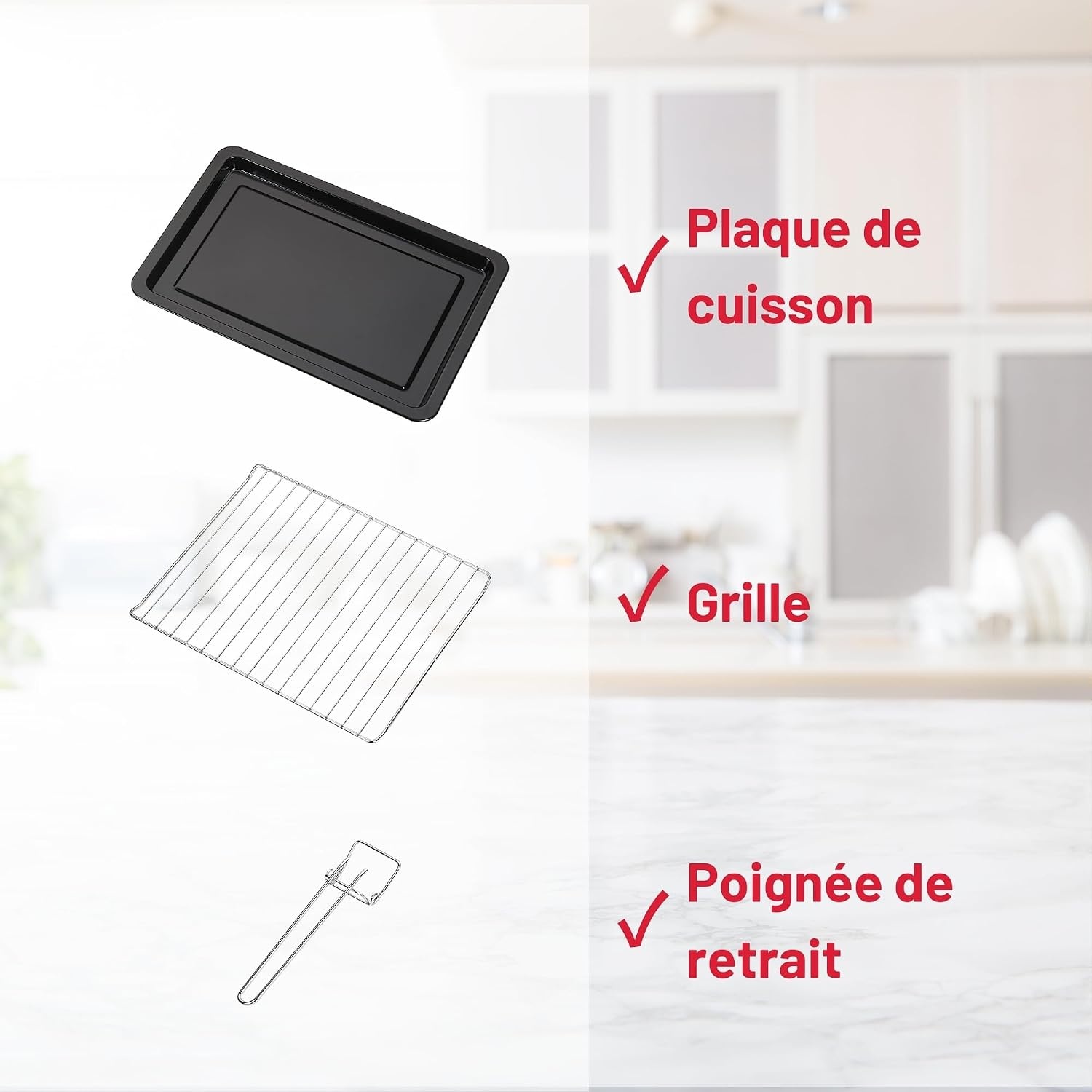 Mini-four 20 L chaleur tournante - 1380 W - Noir - 34% de remise